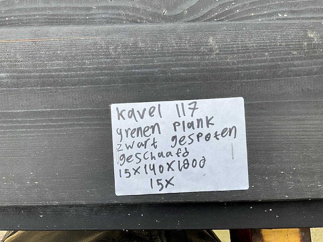 Grenen geschaafd plank 1800x140x15 mm (15x) - afbeelding 3 van  3