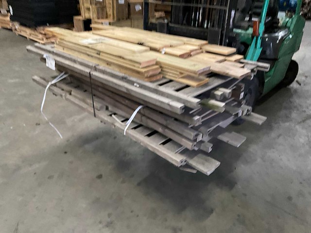 Grenen haardhoutberging "twin" - 176x190x60 cm (2x) - afbeelding 4 van  10