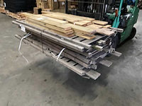 Grenen haardhoutberging "twin" - 176x190x60 cm (2x) - afbeelding 4 van  10