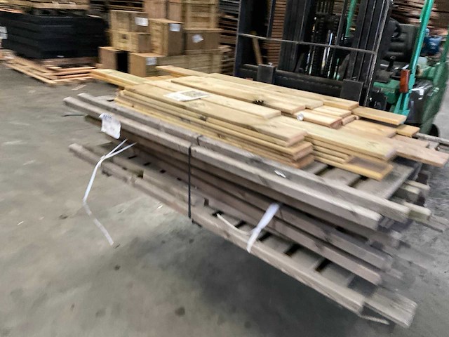 Grenen haardhoutberging "twin" - 176x190x60 cm (2x) - afbeelding 5 van  10