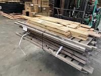 Grenen haardhoutberging "twin" - 176x190x60 cm (2x) - afbeelding 5 van  10