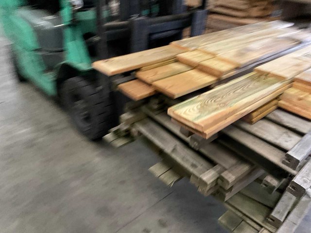 Grenen haardhoutberging "twin" - 176x190x60 cm (2x) - afbeelding 7 van  10