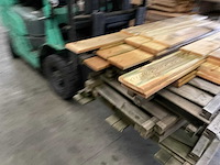 Grenen haardhoutberging "twin" - 176x190x60 cm (2x) - afbeelding 7 van  10