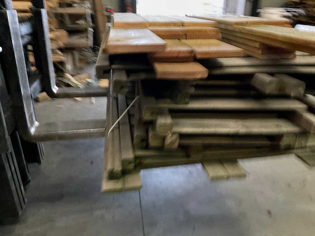 Grenen haardhoutberging "twin" - 176x190x60 cm (2x) - afbeelding 10 van  10