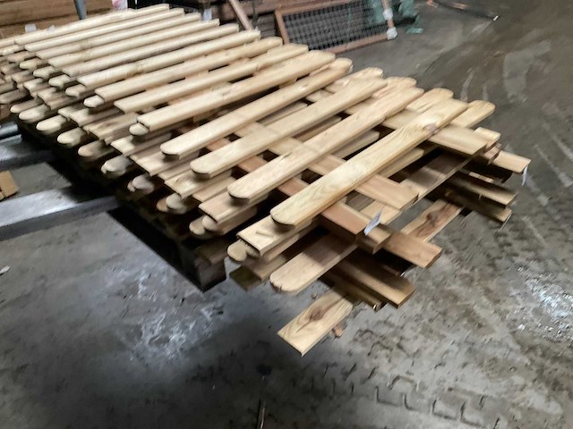 Grenen hekwerk geïmpregneerd - 180x80 cm (7x) - afbeelding 4 van  12