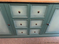 Grenen kast h 210cm d 55cm b 210cm - afbeelding 6 van  6