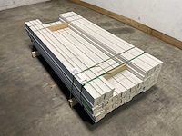 Grenen kozijnprofiel-a wit gegrond 200x11x6,6 cm (50x) - afbeelding 1 van  10