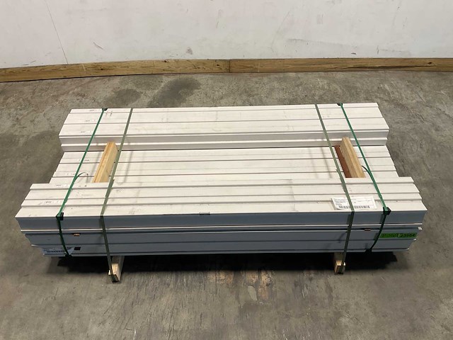 Grenen kozijnprofiel-a wit gegrond 200x11x6,6 cm (50x) - afbeelding 3 van  10