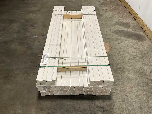 Grenen kozijnprofiel-a wit gegrond 200x11x6,6 cm (50x) - afbeelding 4 van  10