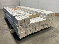 Grenen kozijnprofiel-a wit gegrond 200x11x6,6 cm (50x) - afbeelding 7 van  10