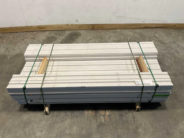 Grenen kozijnprofiel-a wit gegrond 200x11x6,6 cm (50x) - afbeelding 3 van  10