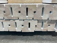 Grenen kozijnprofiel-a wit gegrond 200x11x6,6 cm (50x) - afbeelding 9 van  10
