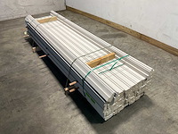 Grenen kozijnprofiel b wit gegrond 300x11x6,6 cm (50x) - afbeelding 1 van  8