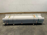Grenen kozijnprofiel b wit gegrond 300x11x6,6 cm (50x) - afbeelding 2 van  8