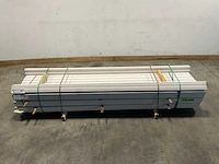 Grenen kozijnprofiel b wit gegrond 300x11x6,6 cm (50x) - afbeelding 2 van  8
