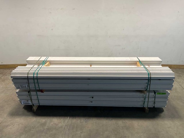 Grenen kozijnprofiel c wit gegrond 300x11x6,6 cm (30x) - afbeelding 2 van  6