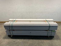 Grenen kozijnprofiel c wit gegrond 300x11x6,6 cm (30x) - afbeelding 2 van  6