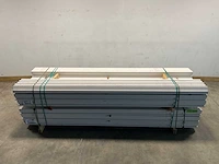 Grenen kozijnprofiel c wit gegrond 300x11x6,6 cm (30x) - afbeelding 2 van  7