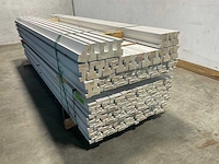 Grenen kozijnprofiel c wit gegrond 300x11x6,6 cm (30x) - afbeelding 4 van  7