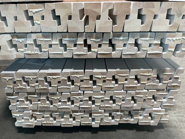 Grenen kozijnprofiel c wit gegrond 300x11x6,6 cm (30x) - afbeelding 5 van  7