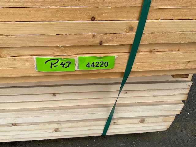 Grenen lat 600x8x2,5 cm (65x) - afbeelding 4 van  4
