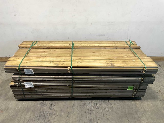 Grenen lat geïmpregneerd 240x7x2,2 cm (200x) - afbeelding 1 van  6