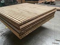 Grenen latten tuinscherm "lux" - 180x180 cm (9x)