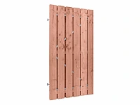 Grenen looppoort met stalen frame - 180x120 cm