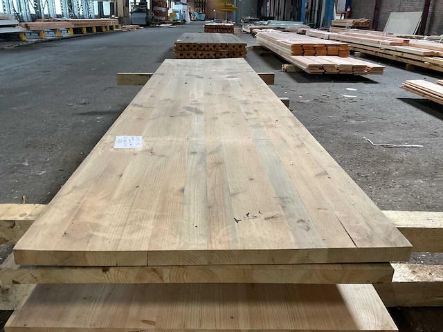 Grenen meubelpaneel 28x600x2500 mm (2x) - afbeelding 2 van  3