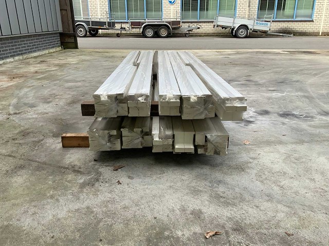 Grenen opdek kozijn 231,5x9x5,6 cm (10x) - afbeelding 7 van  11