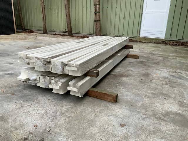 Grenen opdek kozijn 231,5x9x5,6 cm (10x) - afbeelding 10 van  11