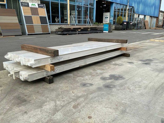 Grenen opdek kozijn 231,5x9x5,6 cm (10x) - afbeelding 4 van  10