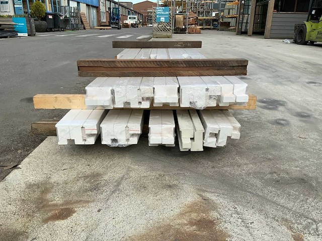 Grenen opdek kozijn 231,5x9x5,6 cm (10x) - afbeelding 6 van  10