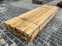 Grenen paal 9x9 cm (30x) - afbeelding 2 van  6