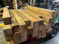 Grenen paal geïmpregneerd - 100-140x11x11 cm (37x) - afbeelding 4 van  7