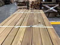 Grenen paal geïmpregneerd 150x8,8x8,8 cm (80x) - afbeelding 8 van  9