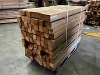 Grenen paal geïmpregneerd 150x8,8x8,8 cm (80x) - afbeelding 3 van  9