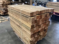 Grenen paal geïmpregneerd 150x8,8x8,8 cm (80x) - afbeelding 6 van  9