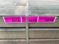 Grenen paal geïmpregneerd 240x8.8x8.8 cm (75x) - afbeelding 2 van  6