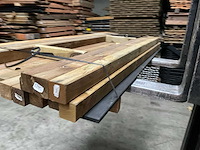 Grenen paal geschaafd - 180x6,8x6,8 cm (17x) - afbeelding 4 van  12