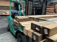 Grenen paal geschaafd - 180x6,8x6,8 cm (17x) - afbeelding 9 van  12