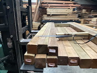 Grenen paal geschaafd - 180x6,8x6,8 cm (17x) - afbeelding 11 van  12