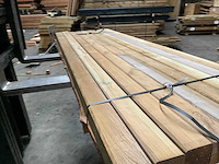 Grenen paal geschaafd - 240x8,8x8,8 cm (9x) - afbeelding 7 van  8