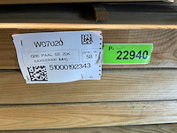 Grenen paal geschaafd 400x8,8x8,8 cm (25x) - afbeelding 6 van  6