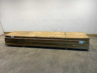 Grenen paal geschaafd 400x8,8x8,8 cm (25x) - afbeelding 1 van  4