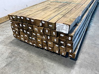 Grenen paal geschaafd 400x8,8x8,8 cm (25x) - afbeelding 2 van  4