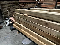 Grenen paal geschaafd/geïmpregneerd - 180x6,5x6,5 cm (60x) - afbeelding 3 van  9