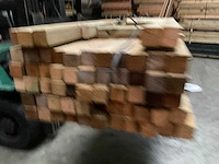 Grenen paal geschaafd/geïmpregneerd - 180x6,5x6,5 cm (60x) - afbeelding 5 van  9