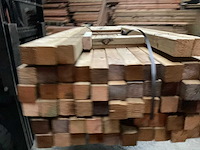 Grenen paal geschaafd/geïmpregneerd - 180x6,5x6,5 cm (60x) - afbeelding 6 van  9