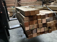 Grenen paal geschaafd/geïmpregneerd - 180x6,5x6,5 cm (60x) - afbeelding 7 van  9